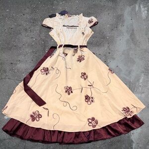 Y2K fairycore coquette dress with bolero sleeves ✧ new with tags